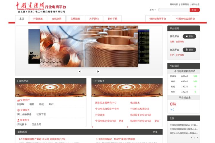 中国电缆网行业电商平台